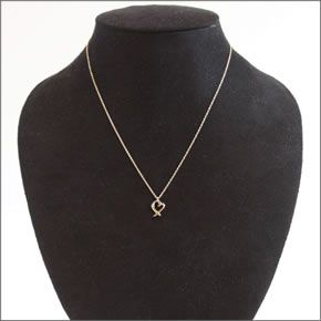 ティファニー  ラビング ハート ペンダント スモール 16in 18Y 26836115