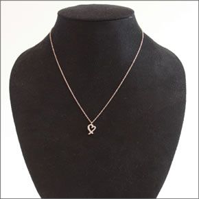 ティファニー  ラビング ハート ペンダント スモール ダイヤモンド 16in 18R 26187869