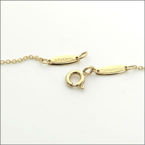 ティファニー  ダイヤモンド バイ ザ ヤード ペンダント .05ct 16in 18Y イエローゴールド 10769213