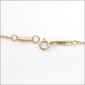 ティファニー  ダイヤモンド バイ ザ ヤード ペンダント .17ct 16in 18R ローズ ゴールド 28274564