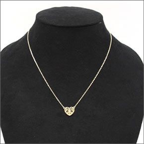 ティファニー  エンチャント ハート ペンダント・ネックレス ミニ 16in 18Y 32430902