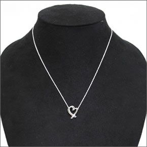 ティファニー  パロマ・ピカソ ラビングハート ペンダント・ネックレス スモール 1Pダイヤ 16in 25604296