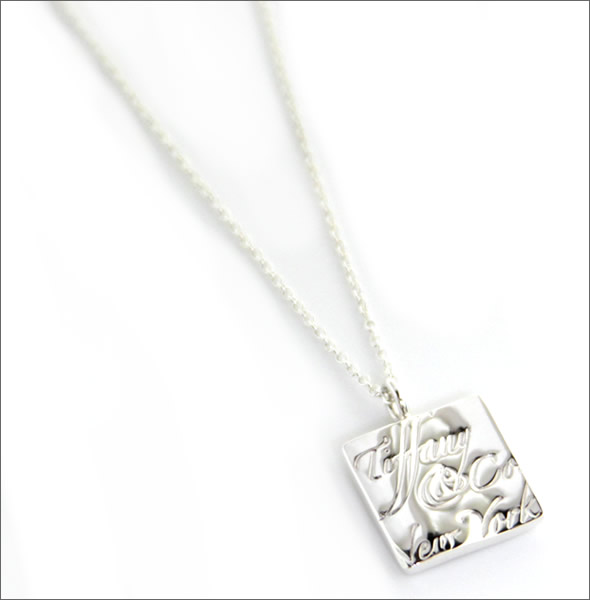 ティファニー  ノーツ スクエア ペンダント・ネックレス スモール 22991841