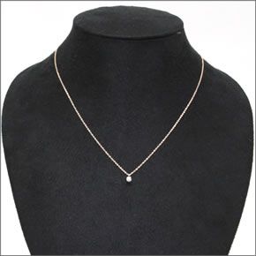 ティファニー  ソリティア ダイヤモンドペンダント .12ct 16in 18R 30420837