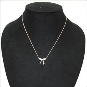 ティファニー  リボン ペンダントミニ 16in 18R 27464327