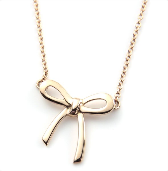 ティファニー  リボン ペンダントミニ 16in 18R 27464327