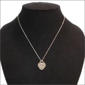 ティファニー  RTT ハート ペンダント スモール 16in RUBEDO 30978773