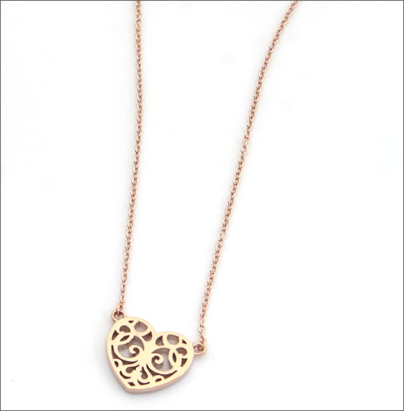 ティファニー  エンチャント ハート ペンダント ミニ 16in RUBEDO 32431127