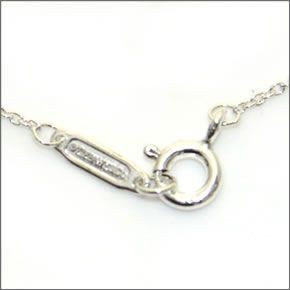 ティファニー  ソリティア ダイヤモンド ペンダント ネックレス 0.12ct 16in PT プラチナ 14001557