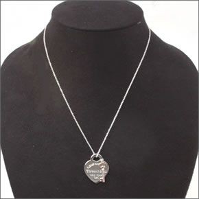 ティファニー  RTT リターン トゥ ティファニー ハート キー ペンダント ネックレス　ミディアム SS/RUBEDO 30971531