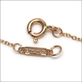 ティファニー  ソリティア ダイヤモンドペンダント・ネックレス 0.17ct 16in 18KRG  30223942