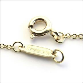 ティファニー  ツイスト ワイヤー ノット ペンダント ネックレス 16in 18KYG 29896844