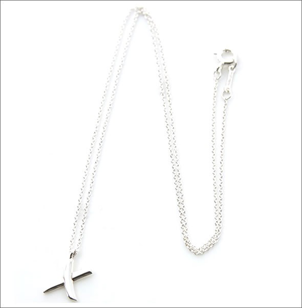 ティファニー 26836093  パロマ・ピカソ X ペンダント ネックレス スモール 16in スターリングシルバー