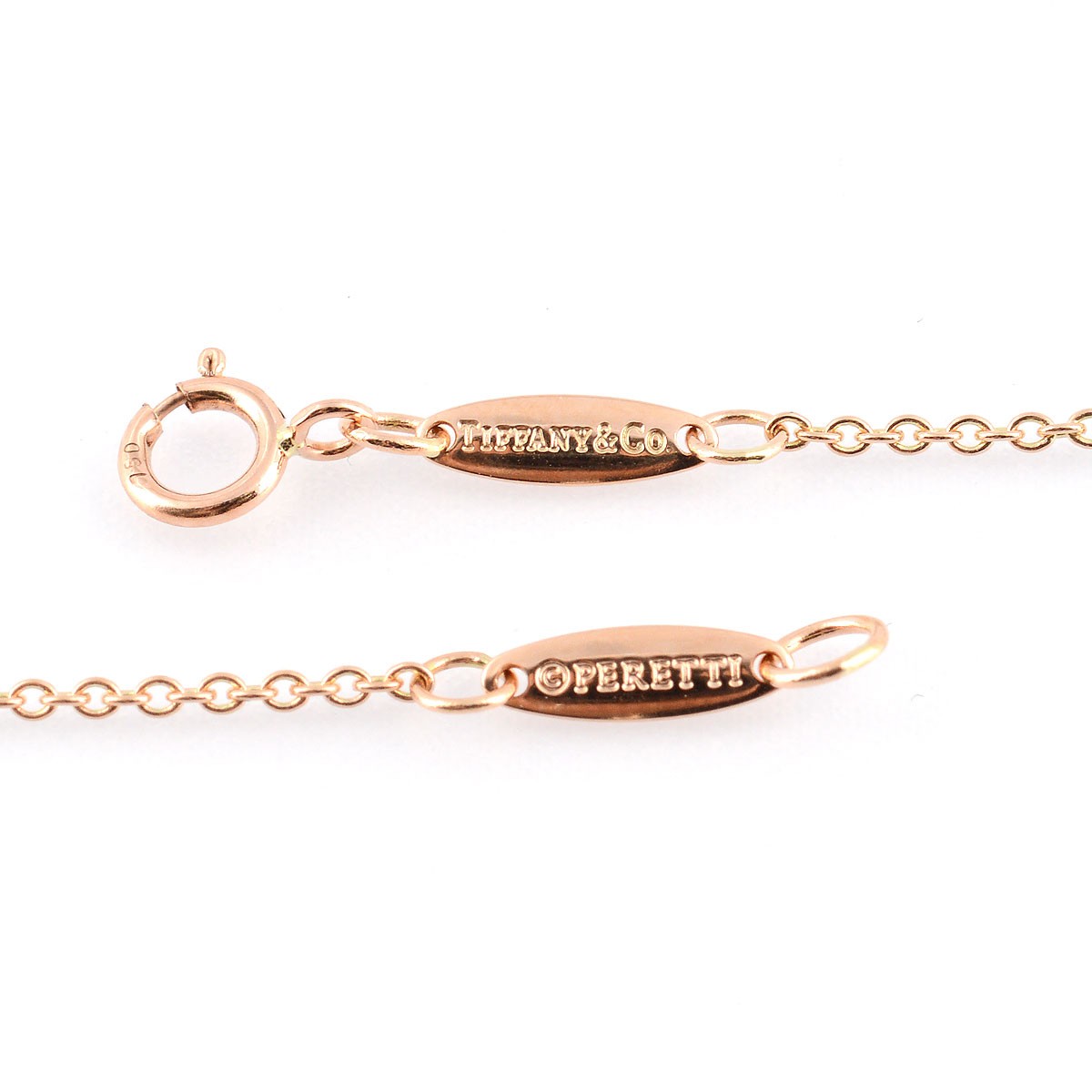 ティファニー Tiffany&CO 33278985 Tiffany Twist ツイスト ラウンド ペンダント スモール 18KRG ネックレス