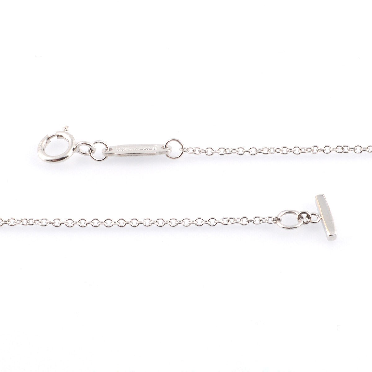 ティファニー Tiffany&CO 35189424 Tiffany Ｔ スマイル ペンダント ミニ 18KWG ネックレス