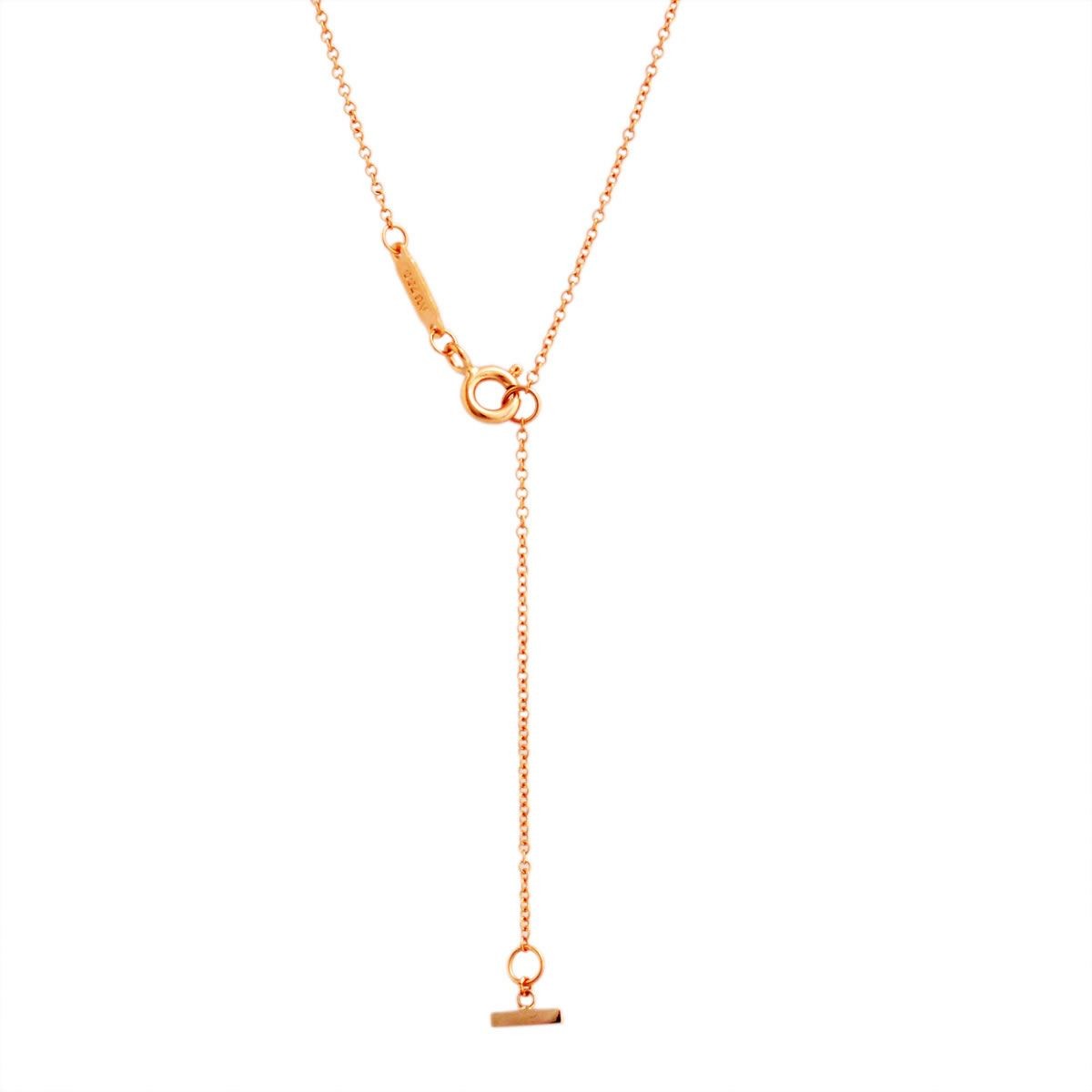 ティファニー TIFFANY&CO 33637152 Ｔｉｆｆａｎｙ Ｔ スマイル ペンダント 18KRG ネックレス