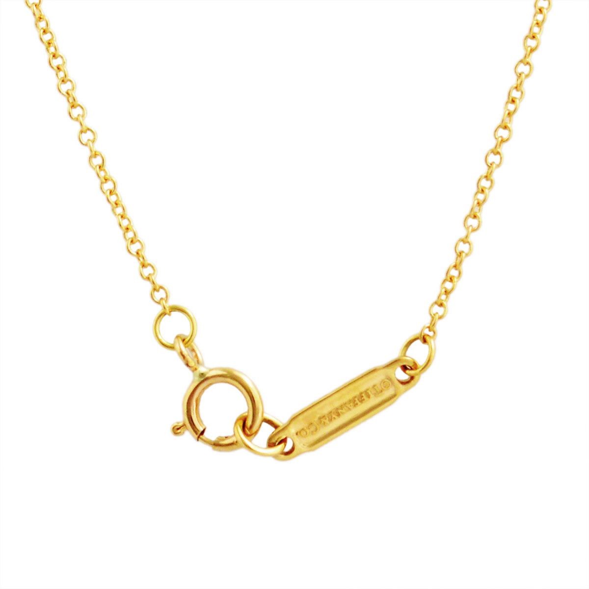 ティファニー TIFFANY&CO 34684456 Ｔｉｆｆａｎｙ Ｔ スマイル ダイアモンド ペンダント ミニ 0.01ct 18KYG ネックレス
