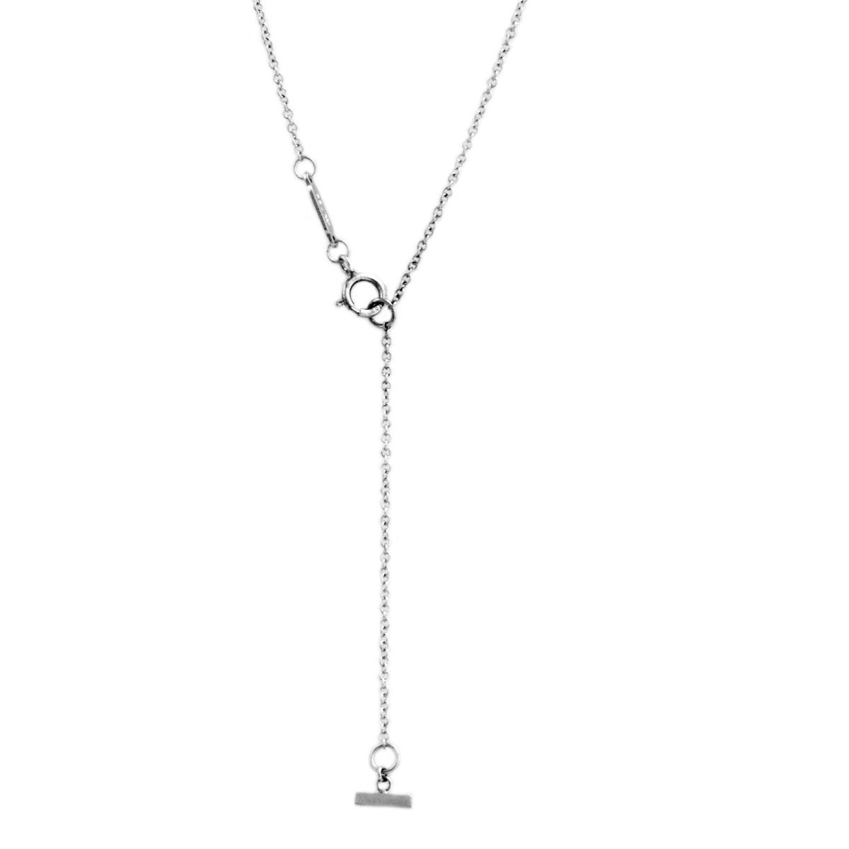 ティファニー TIFFANY&CO 34775346 Ｔｉｆｆａｎｙ Ｔ スマイル ペンダント 18KWG ネックレス