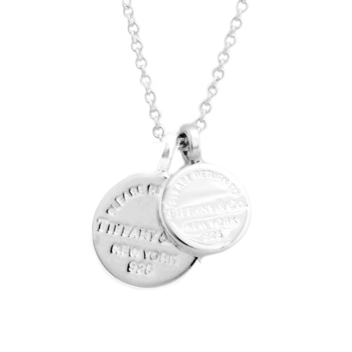 ティファニー TIFFANY&CO 34939012 RTT リターン トゥ ティファニー サークル デュオ ダブル タグ ペンダント SS ネックレス