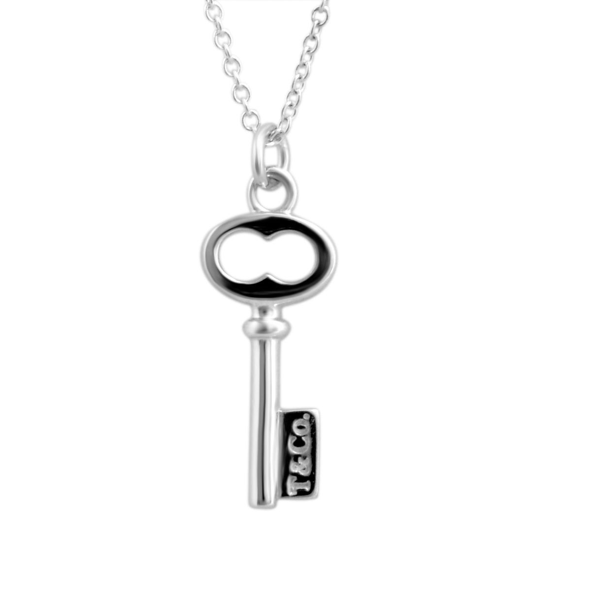ティファニー TIFFANY&CO 35483845 T&CO. キー ペンダント SS 鍵モチーフ ネックレス