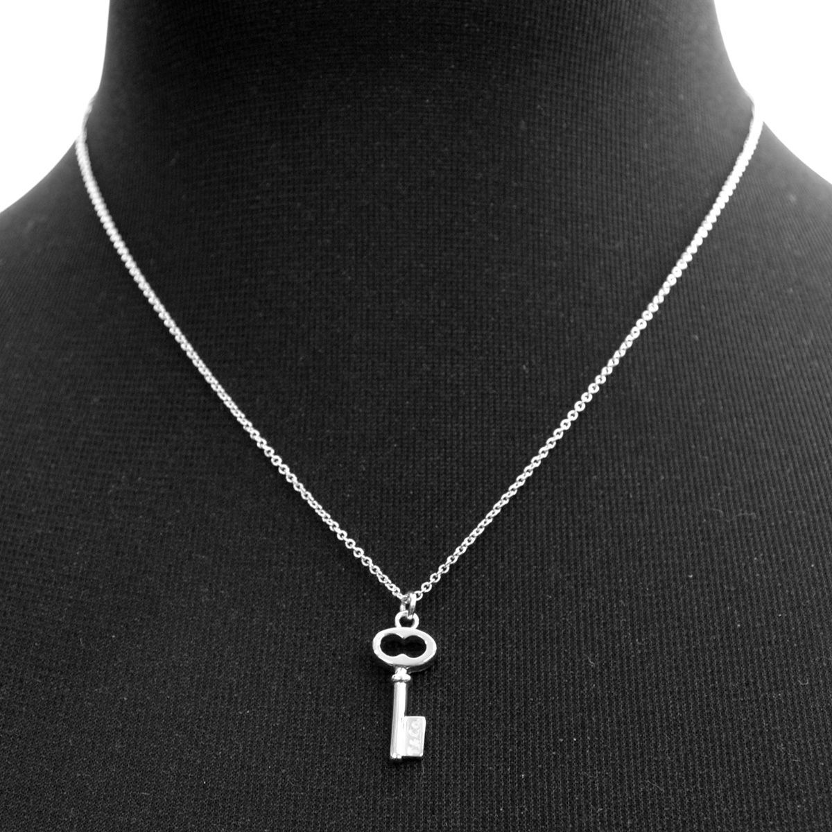 ティファニー TIFFANY&CO 35483845 T&CO. キー ペンダント SS 鍵モチーフ ネックレス