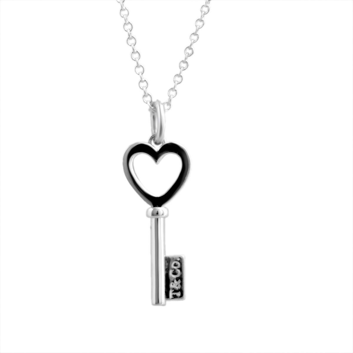 ティファニー TIFFANY&CO 35483853 T&CO. ハート キー ペンダント SS 鍵モチーフ ネックレス