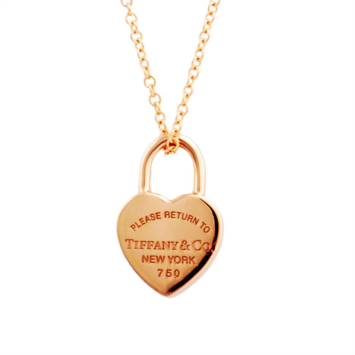 ティファニー TIFFANY&CO 35540962 RTT リターン トゥ ティファニー ハートロック ペンダント ミニ 18KRG ネックレス