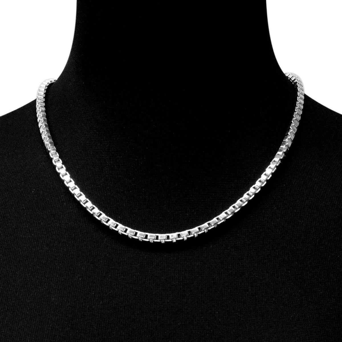 ティファニー TIFFANY&CO 12607091 ベネチアン リンク ネックレス SS 46cm