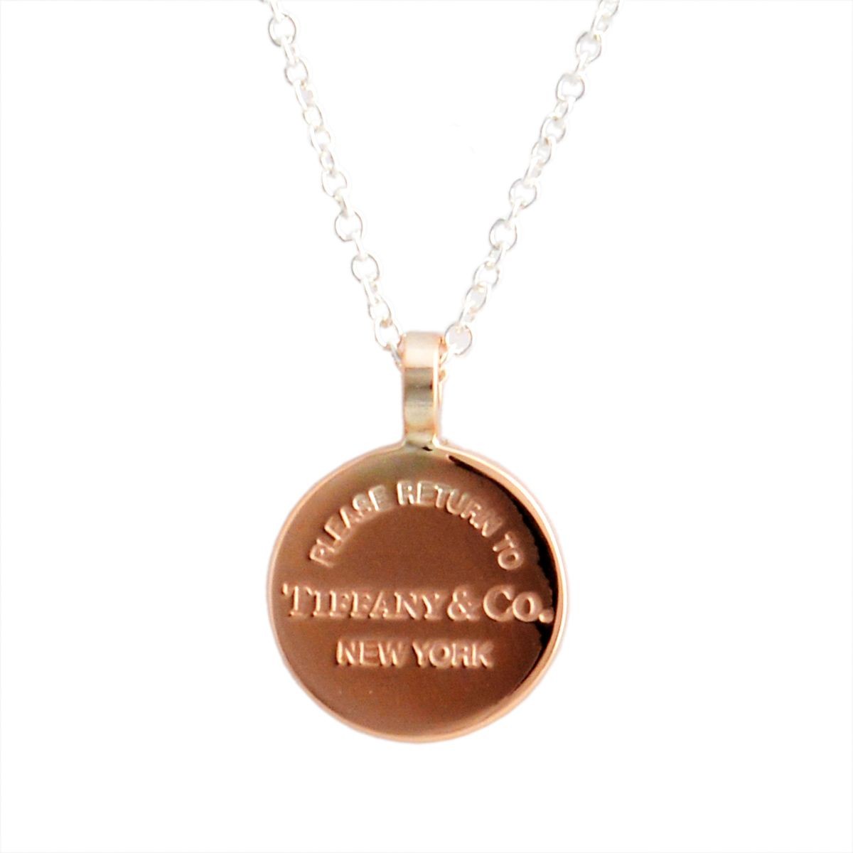 ティファニー TIFFANY&CO 35235779 RTT  リターン トゥ ティファニー サークル ペンダント　SS/RUBEDO ネックレス