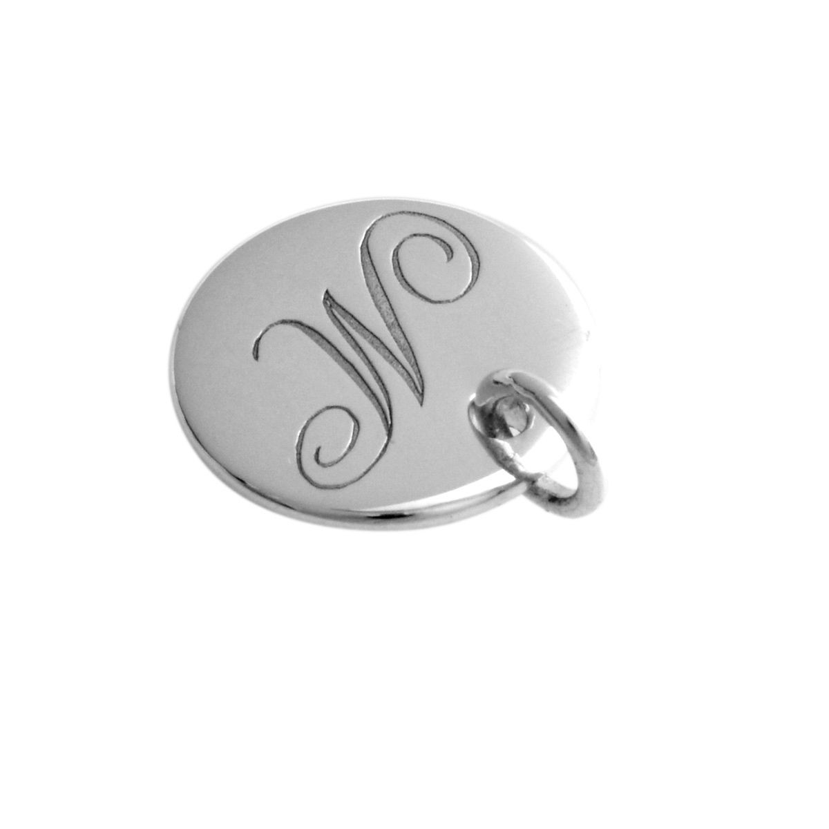 ティファニー TIFFANY&CO 25875176 ノーツ レター アルファベット イニシャル M ディスク チャーム (ペンダントトップ) スモール SS