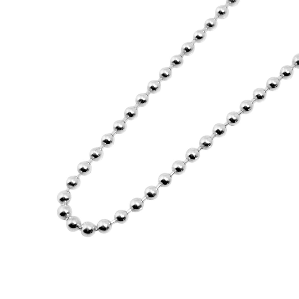 ティファニー TIFFANY&CO 22652036  ラージ ビーズ チェーン 18in SS ネックレス ペンダント