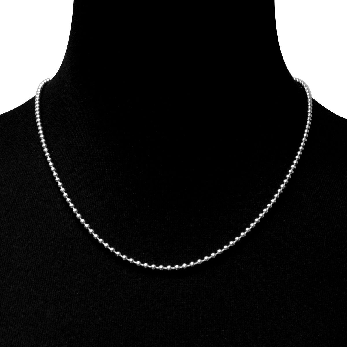 ティファニー TIFFANY&CO 22652036  ラージ ビーズ チェーン 18in SS ネックレス ペンダント