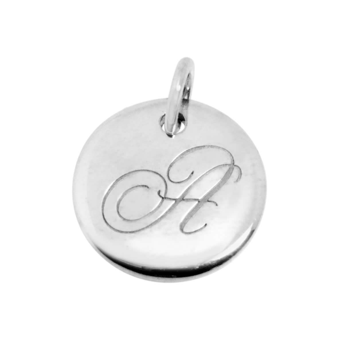 ティファニー TIFFANY&CO 25875036 ノーツ レター アルファベット イニシャル A ディスク チャーム (ペンダントトップ) スモール SS