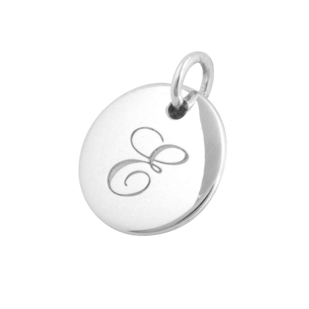 ティファニー TIFFANY&CO 25875087 ノーツ レター アルファベット イニシャル E ディスク チャーム (ペンダントトップ) スモール SS