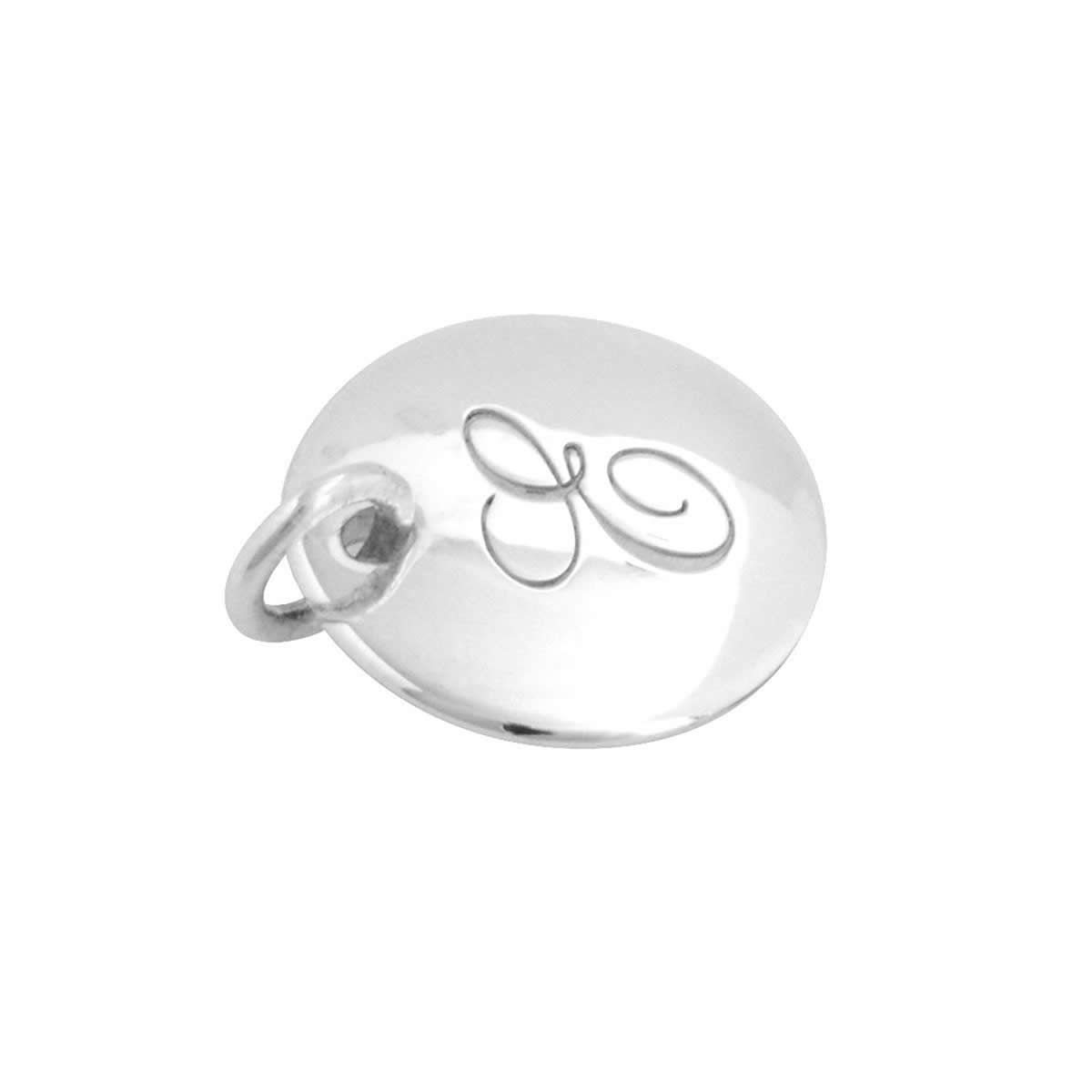 ティファニー TIFFANY&CO 25875087 ノーツ レター アルファベット イニシャル E ディスク チャーム (ペンダントトップ) スモール SS