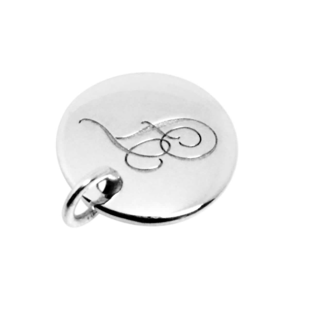 ティファニー TIFFANY&CO 25875095 ノーツ レター アルファベット イニシャル F ディスク チャーム (ペンダントトップ) スモール SS