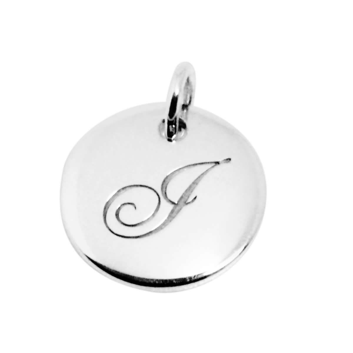 ティファニー TIFFANY&CO 25875133 ノーツ レター アルファベット イニシャル J ディスク チャーム (ペンダントトップ) スモール SS