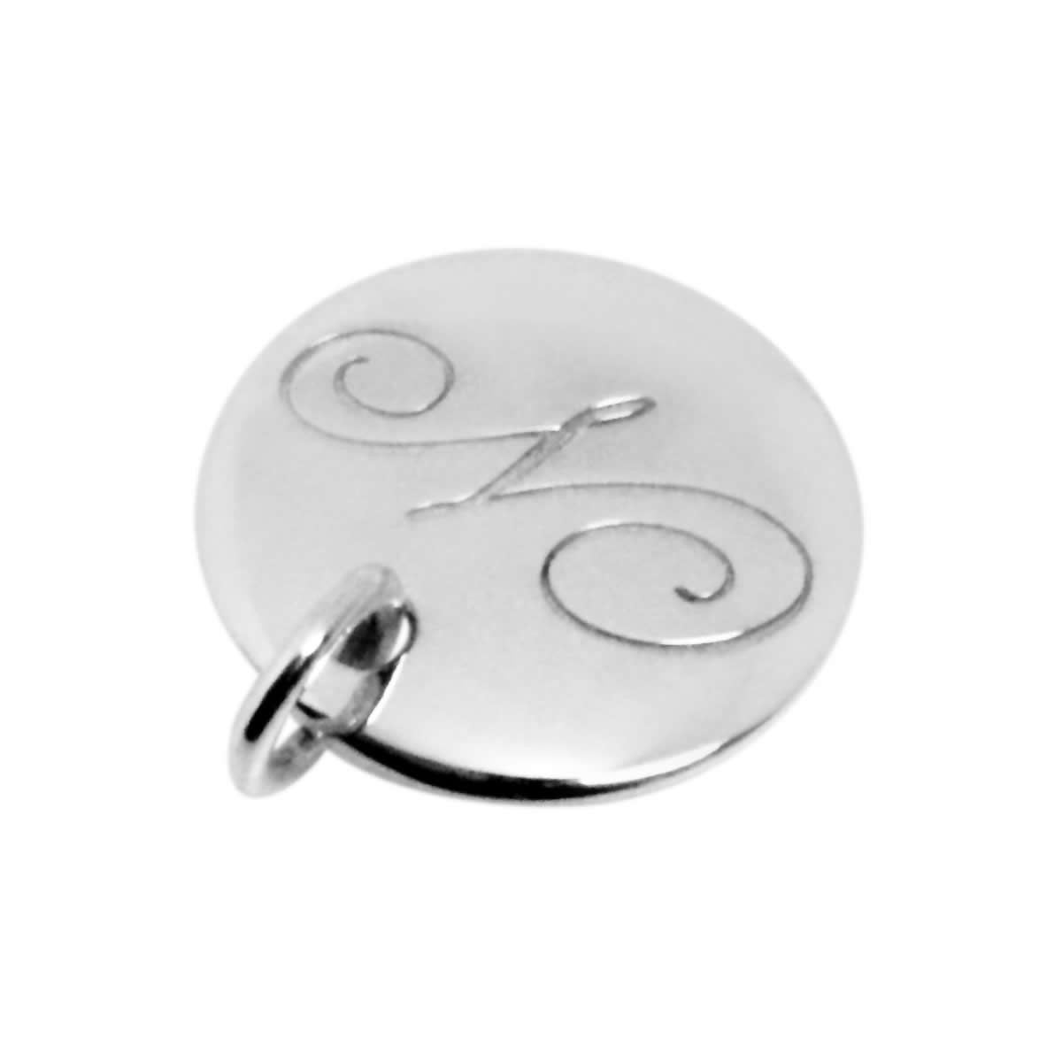 ティファニー TIFFANY&CO 25875184 ノーツ レター アルファベット イニシャル N ディスク チャーム (ペンダントトップ) スモール SS