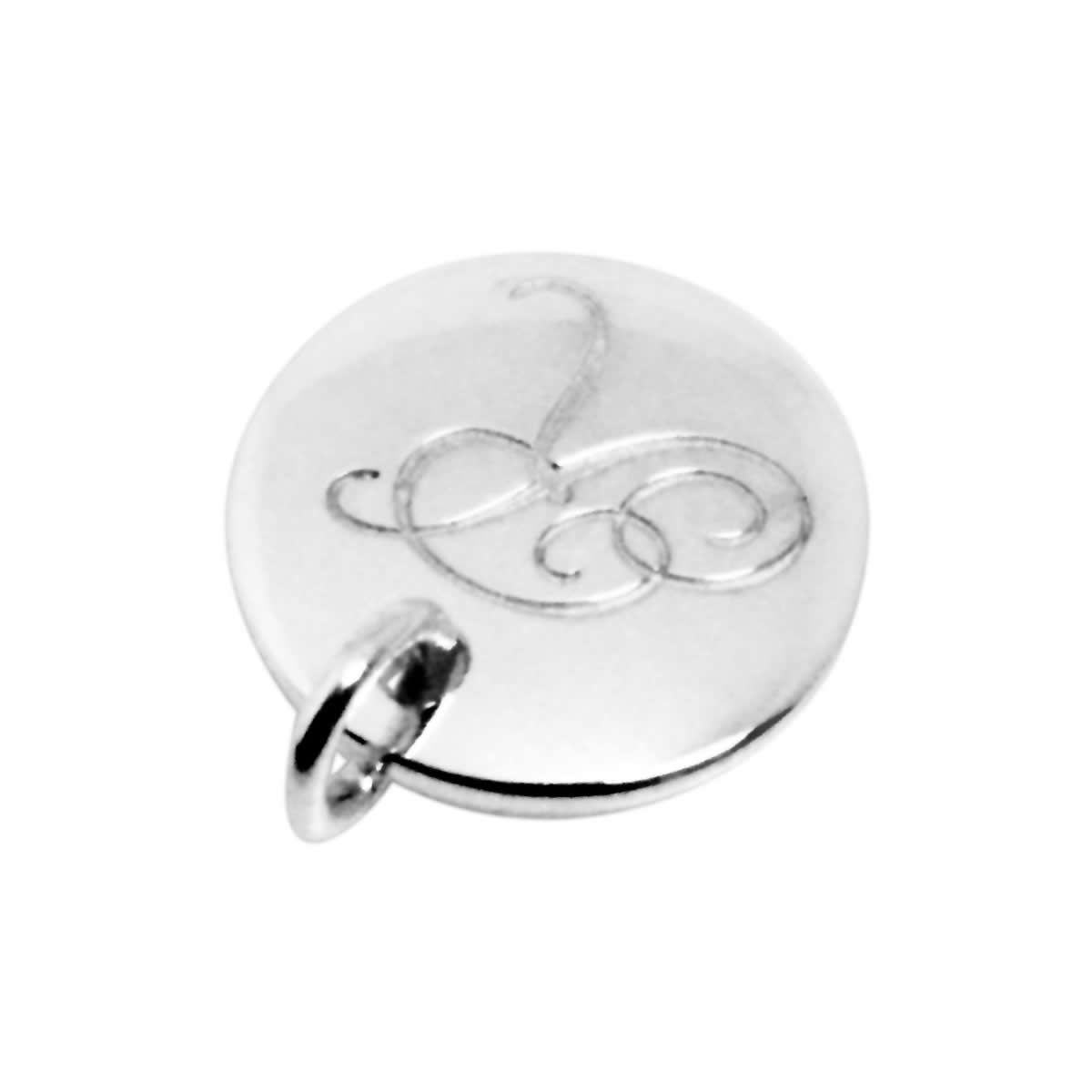 ティファニー TIFFANY&CO 25875222 ノーツ レター アルファベット イニシャル R ディスク チャーム (ペンダントトップ) スモール SS