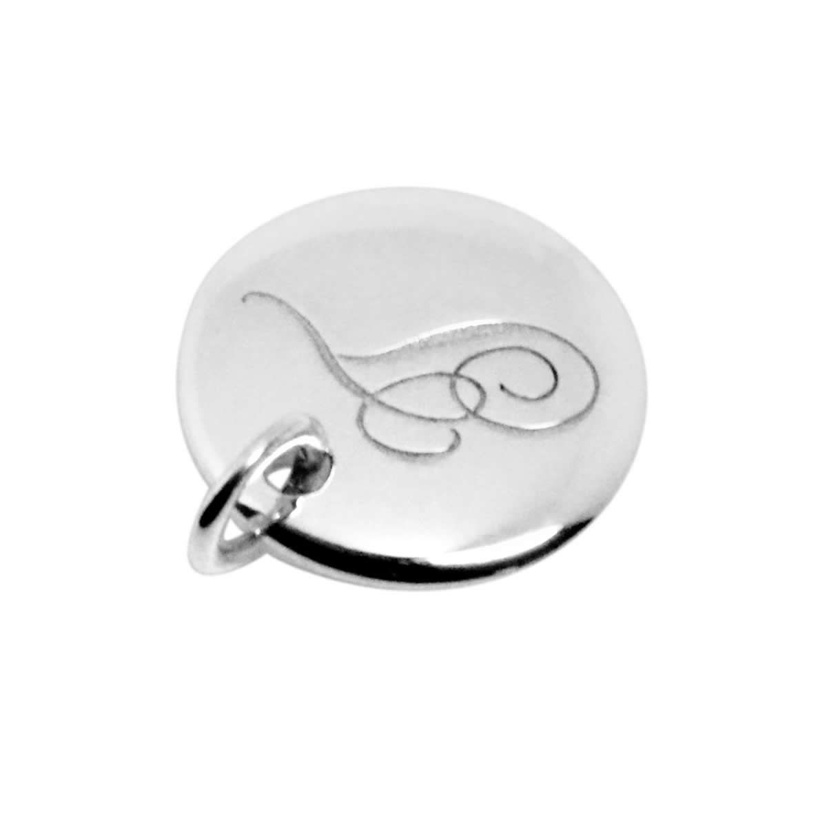 ティファニー TIFFANY&CO 25875257 ノーツ レター アルファベット イニシャル T ディスク チャーム (ペンダントトップ) スモール SS