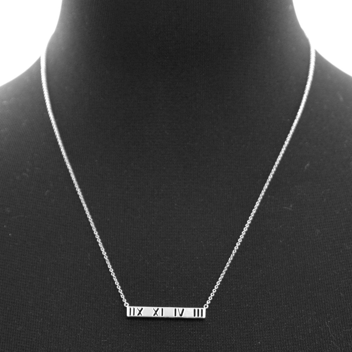 ティファニー TIFFANY&CO 37195456 アトラス バー ペンダント SS 46cm ネックレス