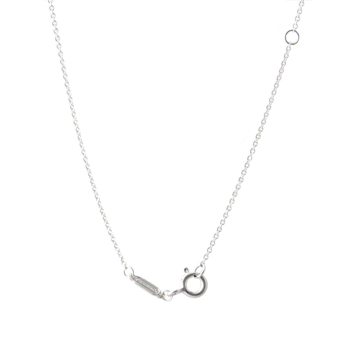 ティファニー TIFFANY&CO 37447587 ティファニー キー トレフォイル キー チャーム ペンダント　ミニ  SS 41～46cm ネックレス