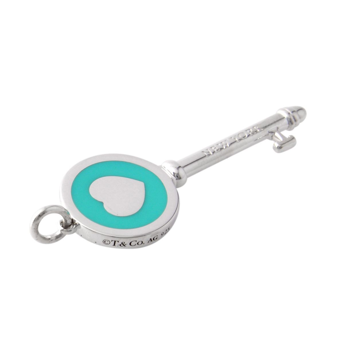 ティファニー TIFFANY&CO 37220299 ティファニー キー ハート キー チャーム (ペンダントトップ)　ミディアム  SS/エナメルフィニッシュ
