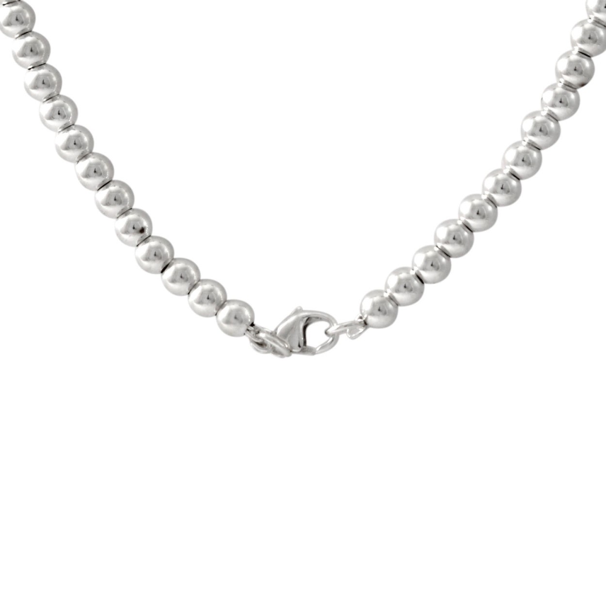 ティファニー TIFFANY&CO 24711803 RTT  リターン トゥ ティファニー スモール ハート タグ ビーズ チェーン ペンダント (SS) ネックレス 47cm