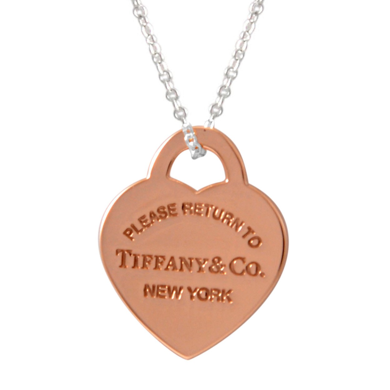 ティファニー TIFFANY&CO 34790973 RTT  リターン トゥ ティファニー スモール ハート タグ ペンダント (SS/RUBEDO) ネックレス 41cm