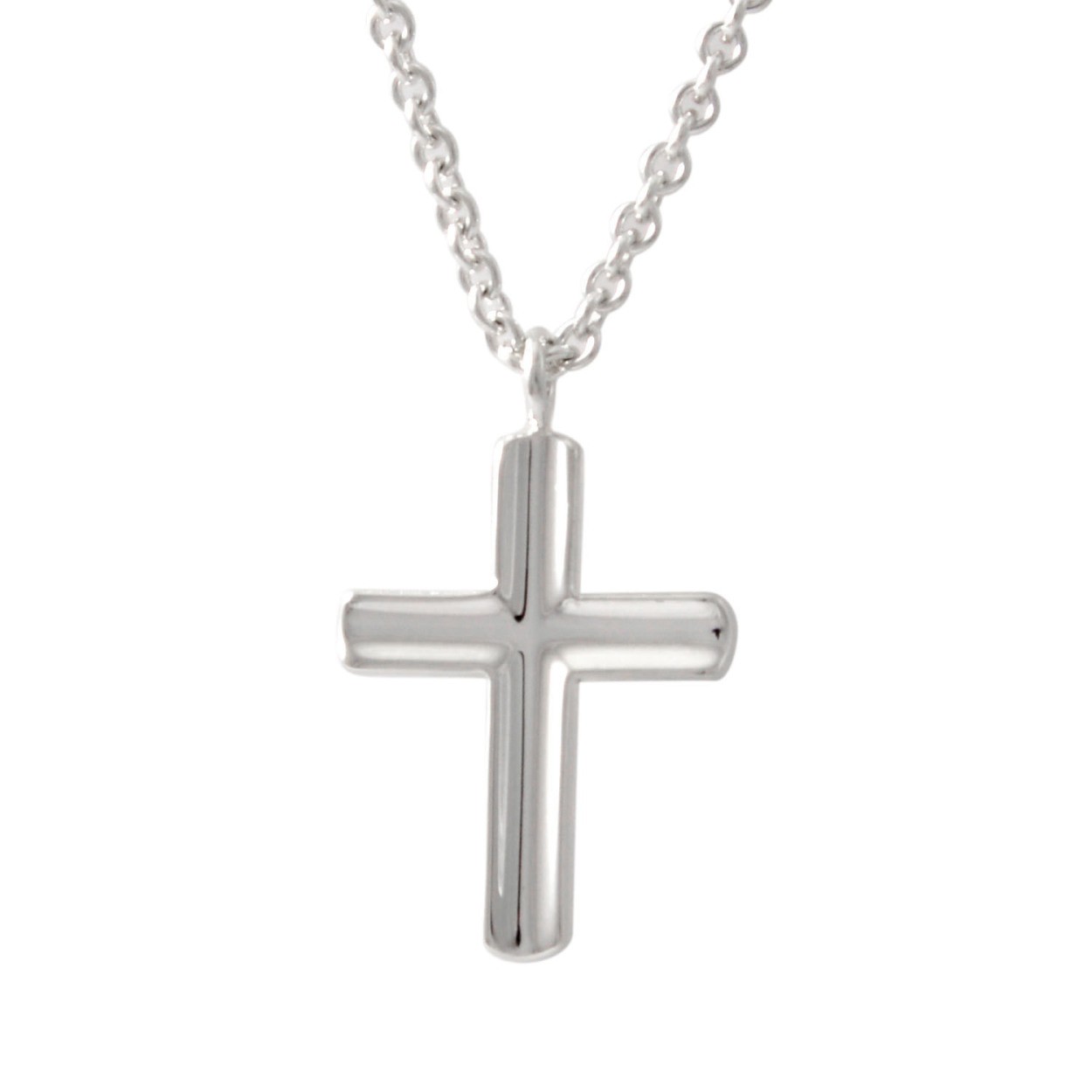 ティファニー TIFFANY&CO 21344273 コンケーブ クロス ペンダント (SS) ネックレス 61cm