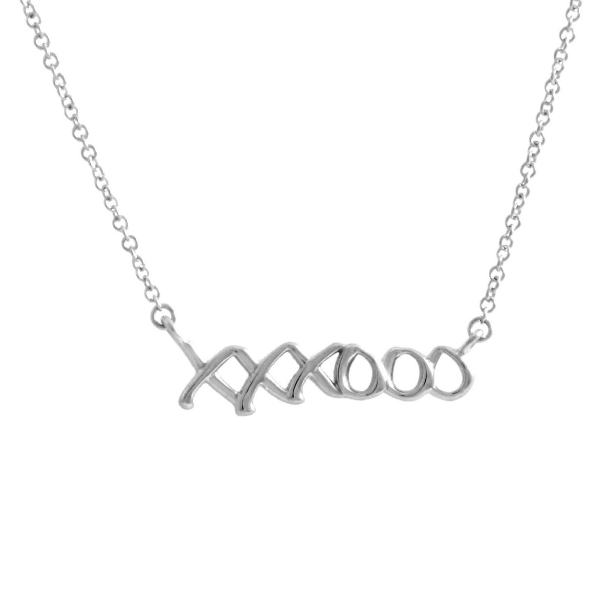 ティファニー TIFFANY&CO 36509643 パロマ・ピカソ グラフティ ラブ&キス  「XOXO」 ミニ ペンダント (SS) ネックレス 41～46cm