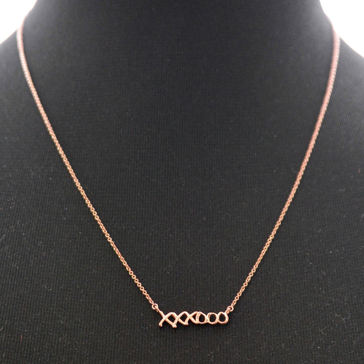 ティファニー TIFFANY&CO 36343214 パロマ・ピカソ グラフティ ラブ&キス  「XOXO」 ミニ ペンダント (18KRG) ネックレス 41～46cm