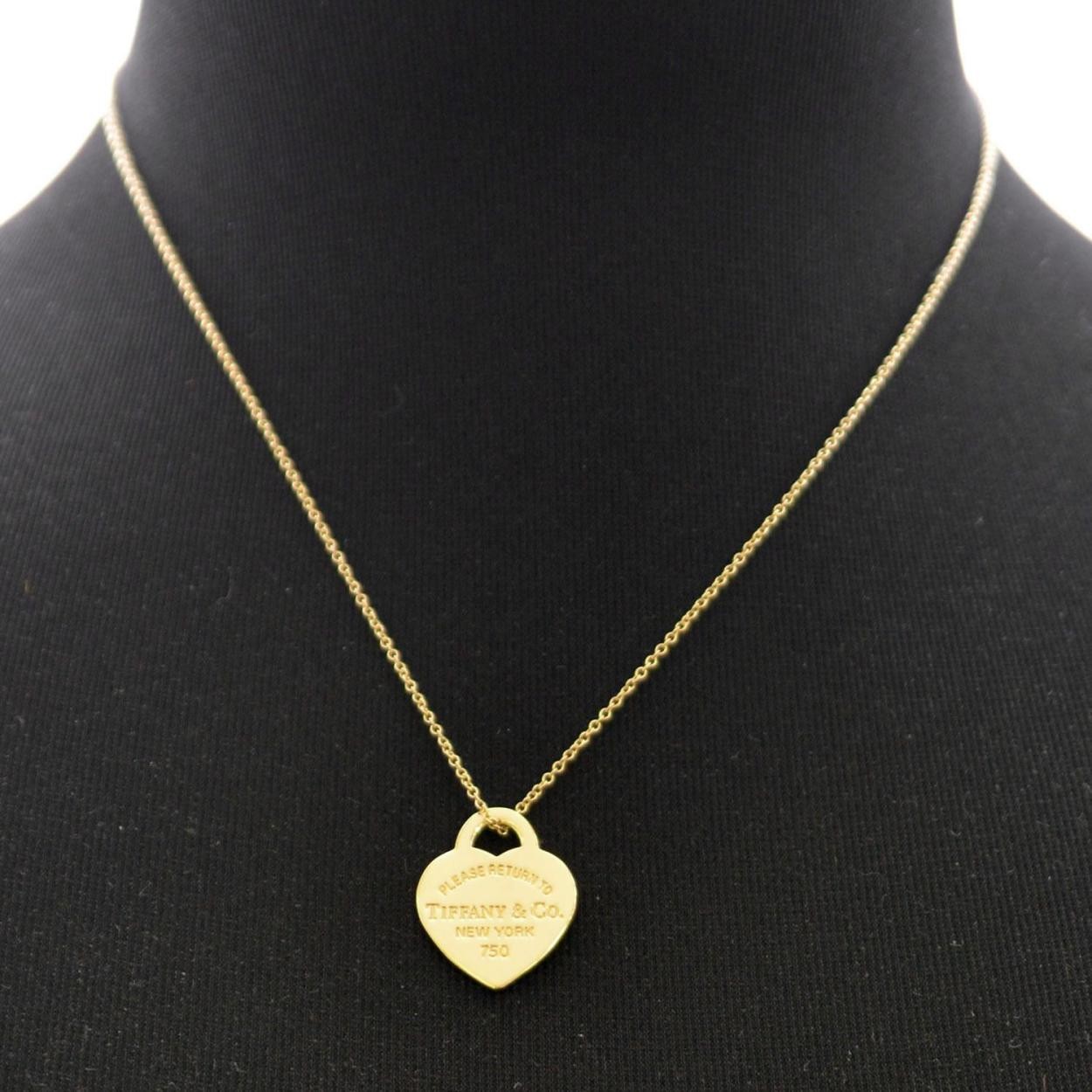 ティファニー TIFFANY&CO 21239569 RTT  リターン トゥ ティファニー スモール ハート タグ ペンダント (18KYG) ネックレス 41cm