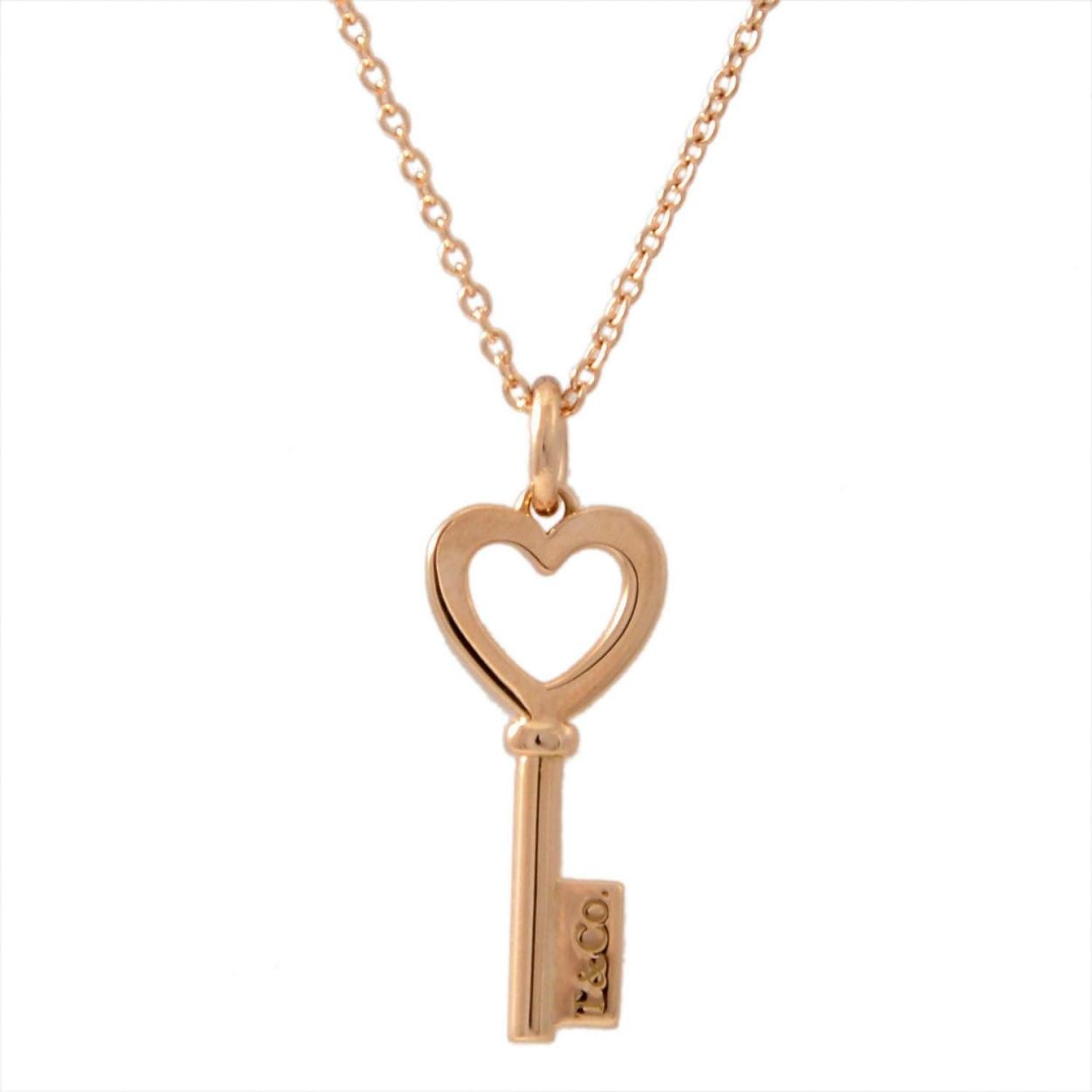 ティファニー TIFFANY&CO 32655939 ハート キー ペンダント ミニ (18KRG) ネックレス 41cm